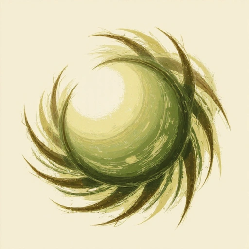 Abstract, earthy-toned graphic representing natural energy flow.