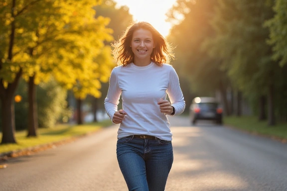 Person feeling energized after taking supplements